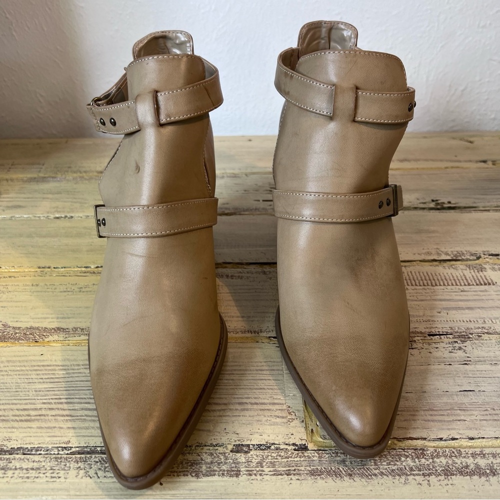 Soul Naturalizer Women Matcha Padded Insole Ankle Boots Sz 11 Color: Cream